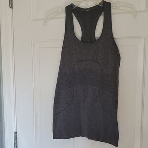Lululemon Swiftly Gray Racerback Tank Sz 4